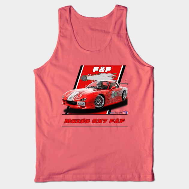 F&F Mazda RX7 Tank Top by PjesusArt